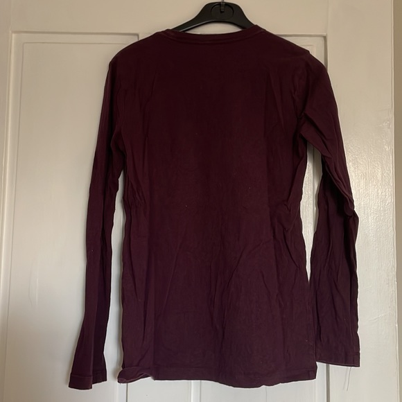 Roots Athletics Burgundy Long Sleeve Top - Picture 6 of 6